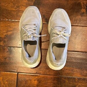 Adidas UltraBoost Gray Athletic Sneakers. Size 8
